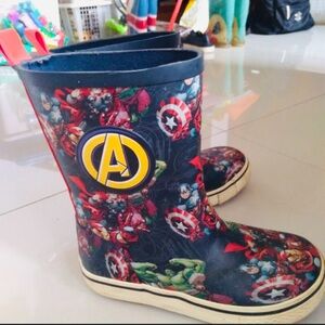 Marvel Blue and Red Avengers Rain Boots